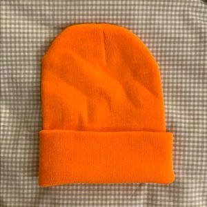 Neon Orange Beanie